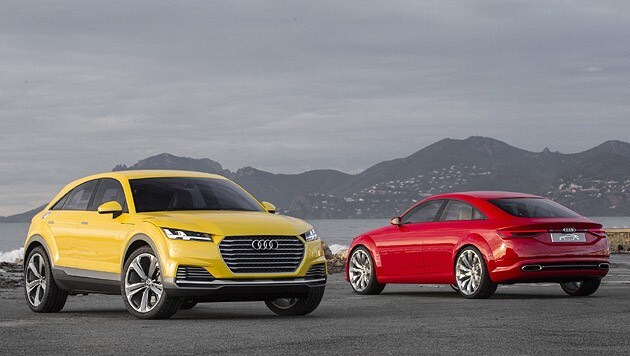 Nur einer von beiden geht in Serie. Wegen des SUV-Booms hat der TT Offroad bessere Chancen. (Bild: Audi)