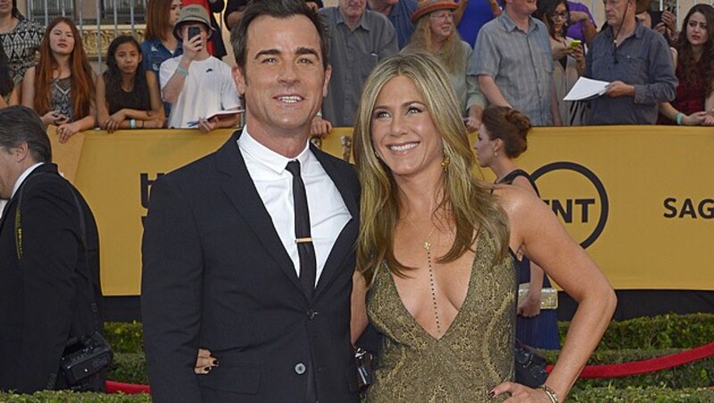 Justin Theroux und Jennifer Aniston (Bild: APA/EPA/PAUL BUCK)