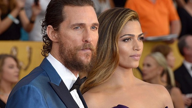 Matthew McConaughey und Camila Alves (Bild: APA/EPA/PAUL BUCK)