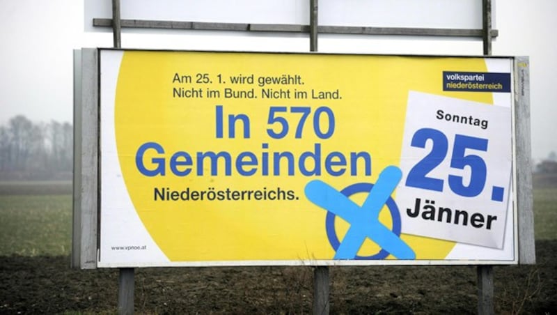 Die letzten Gemeinderatswahlen in Niederösterreich fanden am 25. Jänner 2015 statt. (Bild: APA/Herbert Pfarrhofer)