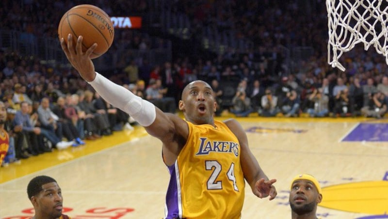 Kobe Bryant, wie man ihn kannte: als genialen Basketballer. Über die Privatperson Bryant gehen die Meinungen heute noch auseinander. (Bild: AP)