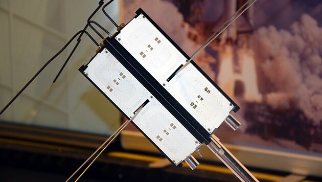 Ein Modell des Minisatelliten "Pegasus" (Bild: © FH Wiener Neustadt)