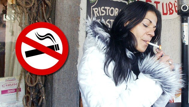 Rauchen auf der Straße und nicht im Lokal - in Italien längst gang und gäbe (Bild: thinkstockphotos.de, Klaus Kreuzer)