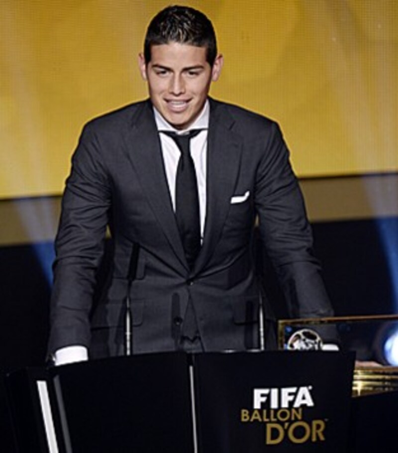 James Rodriguez, Gewinner des Ferenc-Puskas-Awards (Bild: AP)