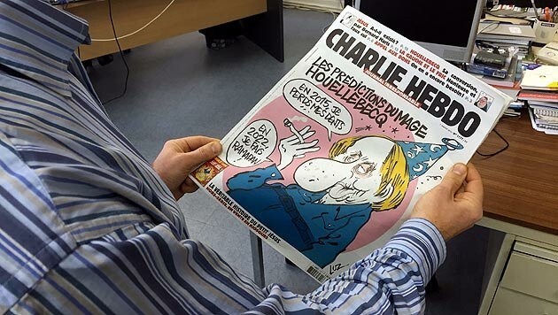 "Charlie Hebdo" wurde von der Pariser Bürgermeisterin zum Ehrenbürger der Stadt ernannt. (Bild: APA/EPA/STAFF)
