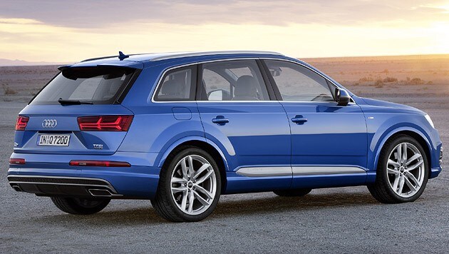 Bei Audi gibt es den neuen Q7 zu sehen. (Bild: Audi)