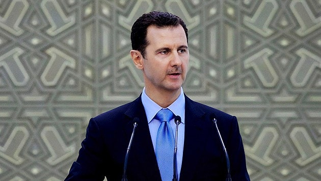 Syriens Präsident Bashar al-Assad (Bild: AP)