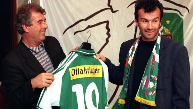 Dejan Savicevic: "Il Genio" brachte Genialität und einen Hauch von Weltruhm nach Hütteldorf. (Bild: APA/TECHT Hans Klaus)