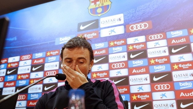 Barcelona-Coach Luis Enrique (Bild: APA/EPA/ALEJANDRO GARCIA)