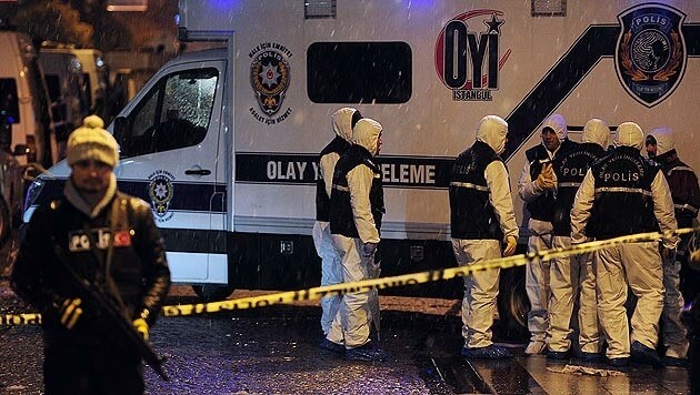 Der bereits zweite Anschlag binnen kurzer Zeit beschäftigt nun die türkische Polizei. (Bild: AFP)