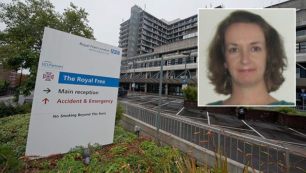 Pauline Cafferkey wird derzeit im The Royal Free Hospital in London behandelt. (Bild: APA/EPA/WILL OLIVER, APA/EPA/HO)