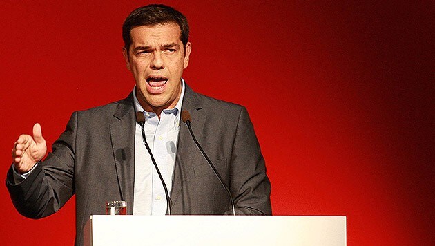 Alexis Tsipras von SYRIZA ist strikt gegen alle Spar- und Reformprogramme. (Bild: APA/EPA/SOTIRIS BARBAROUSIS)