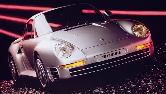 ... der Vierventiler im neu vorgestellten Porsche 959. (Bild: Hersteller)