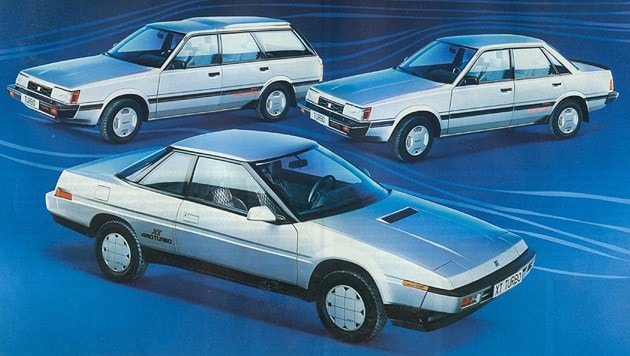 Subaru Allrad-Familie 1800 und XT ab 1985 (Bild: Hersteller)