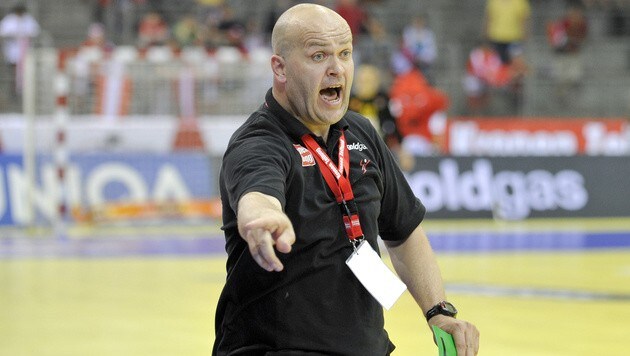 ÖHB-Coach Patrekur Johannesson (Bild: APA/HERBERT NEUBAUER)