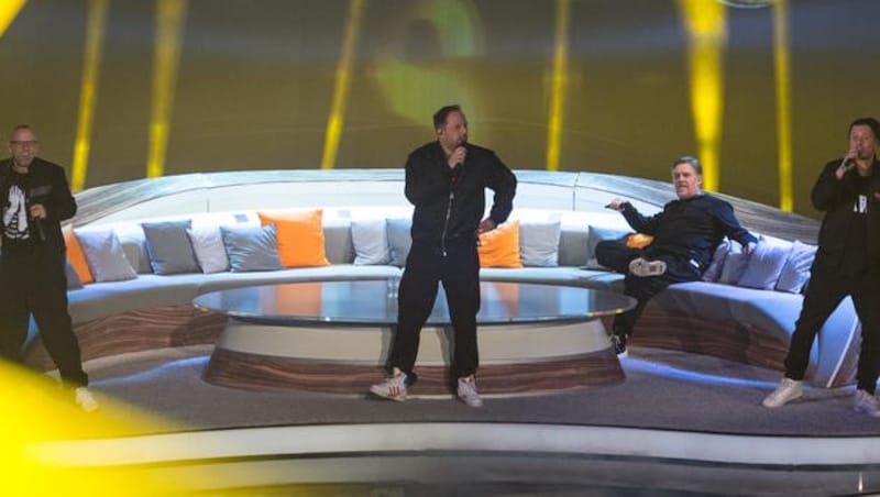 Die Fantastischen Vier performten zu Beginn von "Wetten, dass..?". (Bild: ZDF)