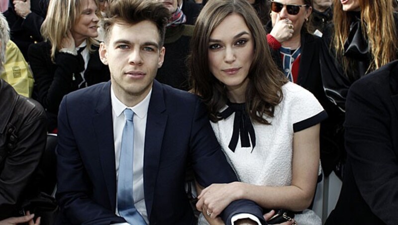 Keira Knightley mit Ehemann James Righton (Bild: AP)