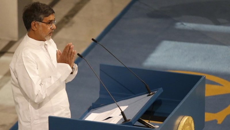 Kailash Satyarthi (Bild: AP)