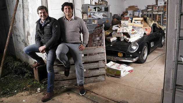 Sie hoben den Schatz: Matthieu Lamoure (links) und Pierre Novikoff vom Auktionshaus Artcurial. (Bild: Artcurial)