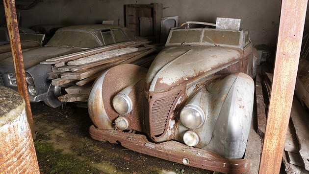 Dieses Talbot Lago T26 Cabriolet Saoutchik gehörte angeblich mal dem ägypischen König. (Bild: Artcurial)