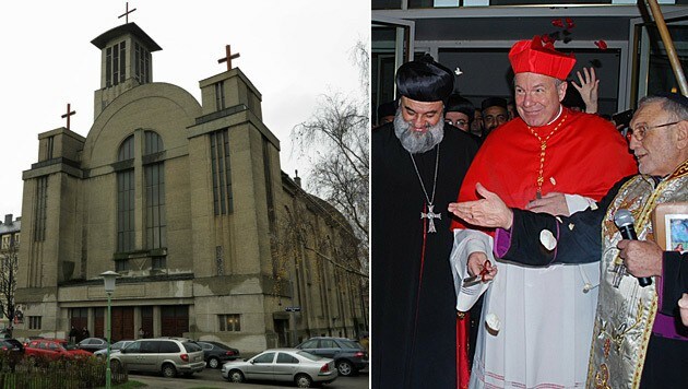 Kardinal Christoph Schönborn übergab das Gotteshaus in Wien an die syrisch-orthodoxe Kirche. (Bild: Florian Hitz)