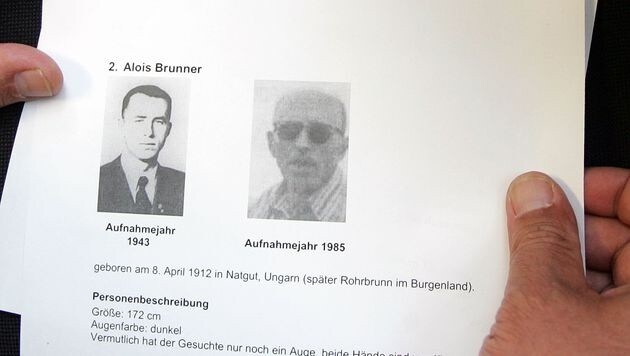 Der NS-Verbrecher Alois Brunner (Bild: APA/HELMUT FOHRINGER)