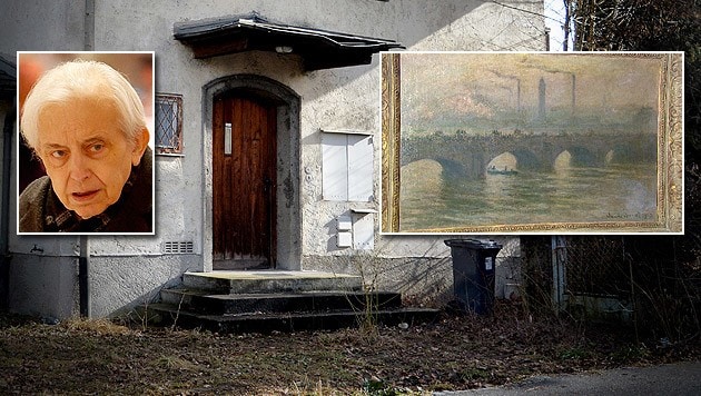 In Gurlitts Haus in Salzburg fand sich unter anderem Claude Monets "Waterloobridge". (Bild: APA/BARBARA GINDL, www.PHOTOPRESS.at, APA/ORF)