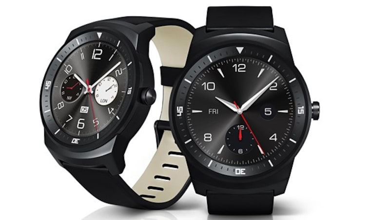 Die G Watch R von LG ist von einer klassischen Uhr nicht zu unterscheiden. (Bild: LG)