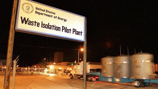 Das Atommülllager Waste Isolation Pilot Plant nahe Carlsbad im US-Bundesstaat New Mexico (Bild: AP)