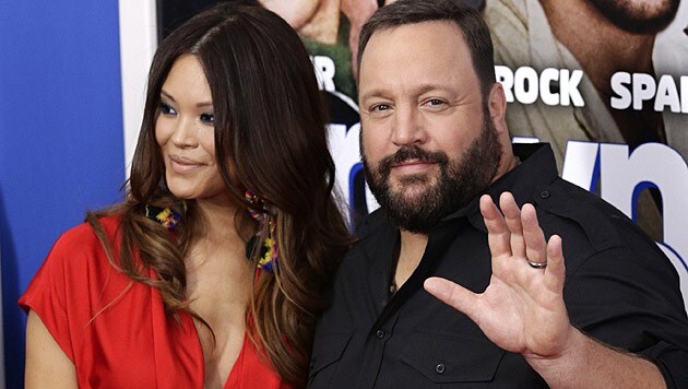 Kevin James mit seiner Ehefrau Steffiana (Bild: JASON SZENES/EPA/picturedesk.com)