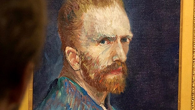Ein Selbstporträt von Vincent van Gogh (Bild: AP)