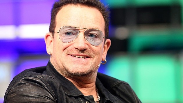 Bono hat sich bei einem Sturz mit dem Fahrrad verletzt. (Bild: APA/EPA/PAUL MCERLANE)