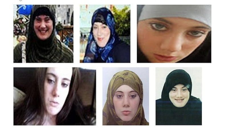 Die vielen Gesichter der "Weißen Witwe" Samantha Lewthwaite auf der Website von Interpol (Bild: Interpol.int)