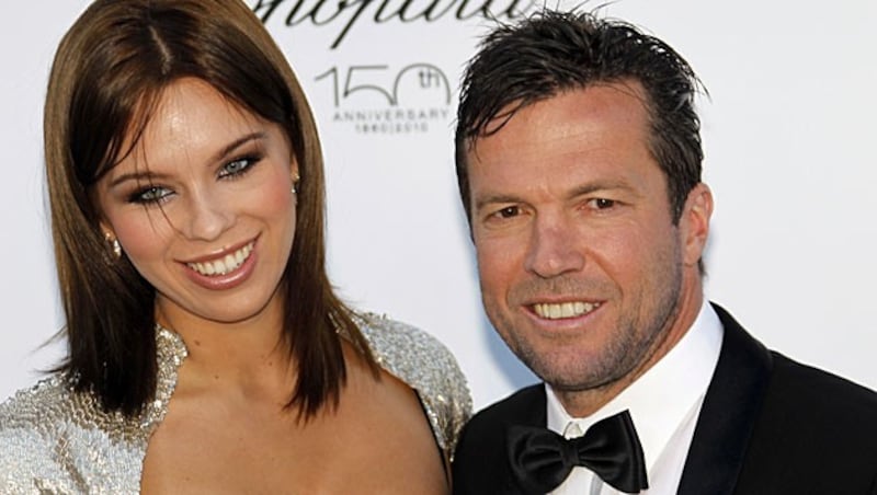 Liliana mit Ex-Mann Lothar Matthäus (Bild: IAN LANGSDON/EPA/picturedesk.com)