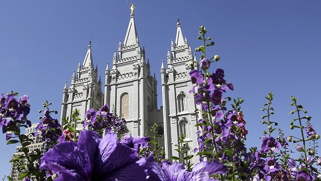 Der Sitz der Mormonen in Salt Lake City (Bild: AP)