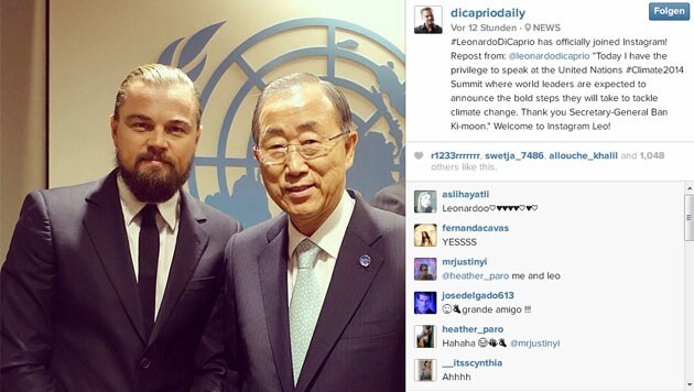 Leonardo DiCaprio ist jetzt auf Instagram. (Bild: instagram.com/dicapriodaily)