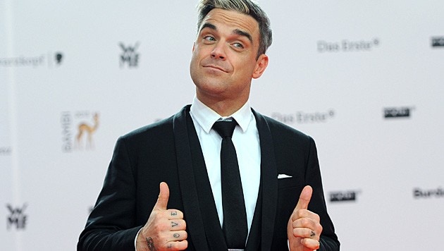 Robbie Williams zweites Kind wird in den USA das Licht der Welt erblicken. (Bild: APA/dpa-Zentralbild/Britta Peder)