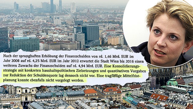 Beate Meinl-Reisinger (NEOS): "Fünf Milliarden Euro Schulden nur ein Teilgeständnis." (Bild: APA/Herbert Pfarrhofer, APA/Herbert Neubauer)