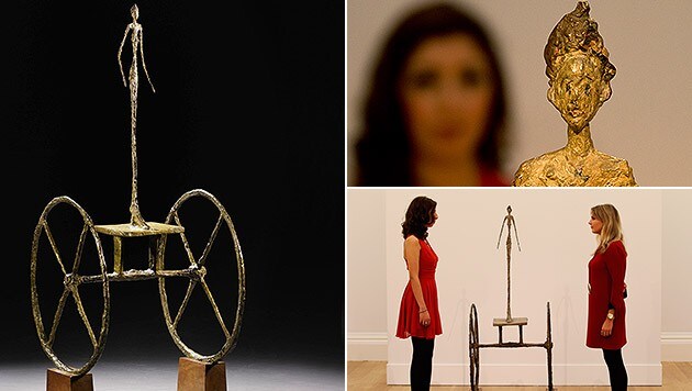 Alberto Giacomettis "Le Chariot" (Bild: AP)