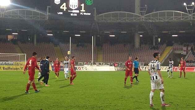 Der LASK siegt gegen Wacker Innsbruck 4:1. (Bild: facebook.com/lasklinz)