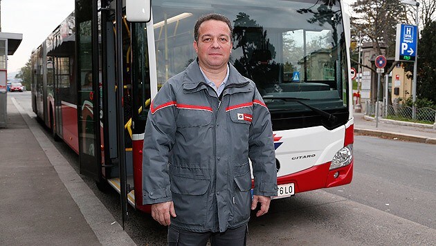 Busfahrer Dobrivoje M. zeigte Zivilcourage. (Bild: Zwefo)