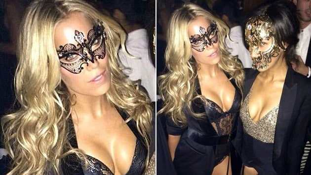 In sexy Dessous feierte Sylvie Meis jetzt schon Halloween. (Bild: twitter.com/MissSMeis)