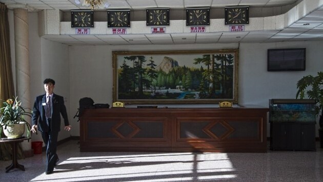 Ein Hotel nur für ausländische Touristen in Chongjin (Bild: AP)