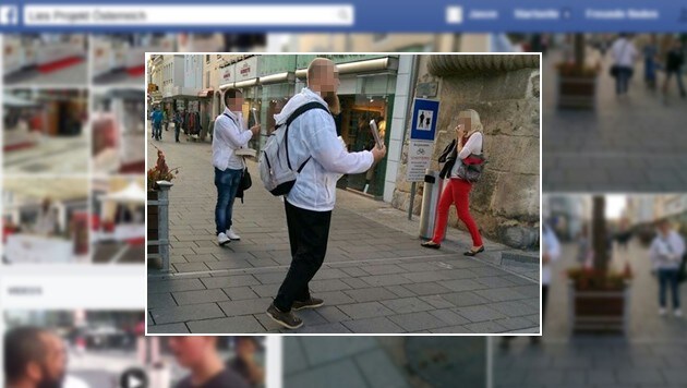 Hier werden Koran-Bücher in der Fußgängerzone in Wiener Neustadt verteilt. (Bild: Facebook Lies Projekt Österreich)