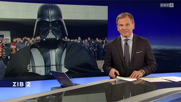 ... 'Darth Vader' schaut nämlich so aus." (Bild: tvthek.orf.at)