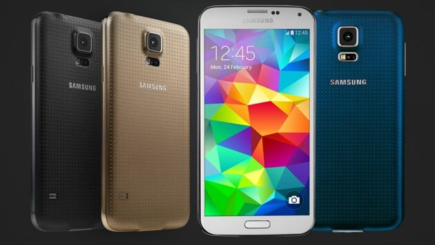 Optisch unterscheidet sich das Galaxy S5 Plus nicht vom Original. (Bild: Samsung)