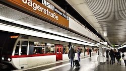 Mitte April ereignete sich die Bluttat bei der U6-Station Jägerstraße. (Bild: Reinhard Holl)