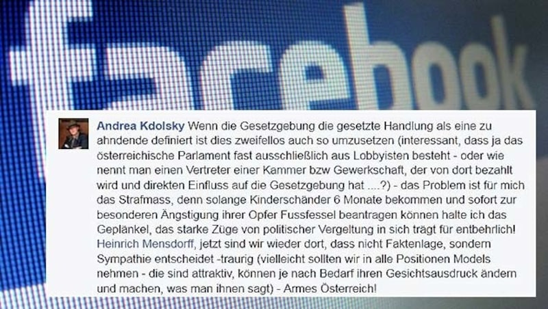 (Bild: dpa/Stephan Jansen, Screenshot Facebook.com)