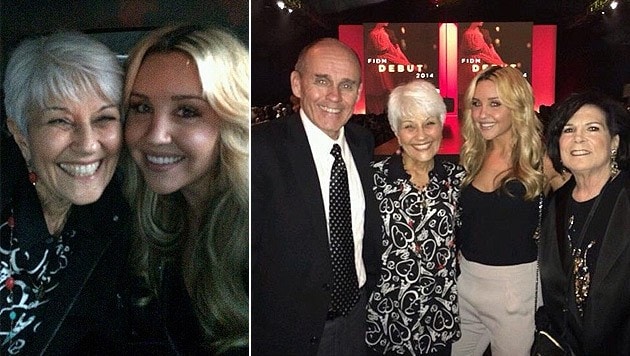 Im März ging es ihr zwischenzeitlich gut: Amanda mit ihren Eltern bei einer Veranstaltung (Bild: Instagram.com)