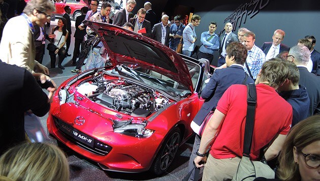 Ziemliches G'riss um den Mazda MX-5 (Bild: Stephan Schätzl)